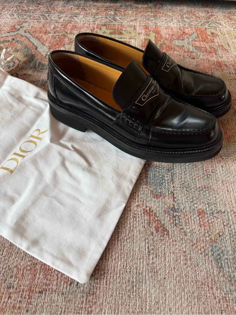 Dior “Boy” black Leather Loafers - Picture 4 of 4